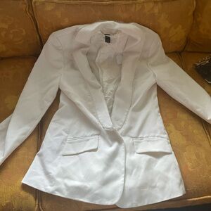 White House Black Market Ivory Blazer